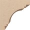 Ekena Millwork 9"W x 9"D x 9"H Wide Pescadero Rough Cedar Woodgrain TimberThane Corbel, Primed Tan CORUR09X09X09PECRCPR - alternate 3